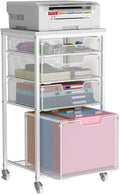 Sbanmao 4 Drawer Rolling File Cart by shengbaomaoyi