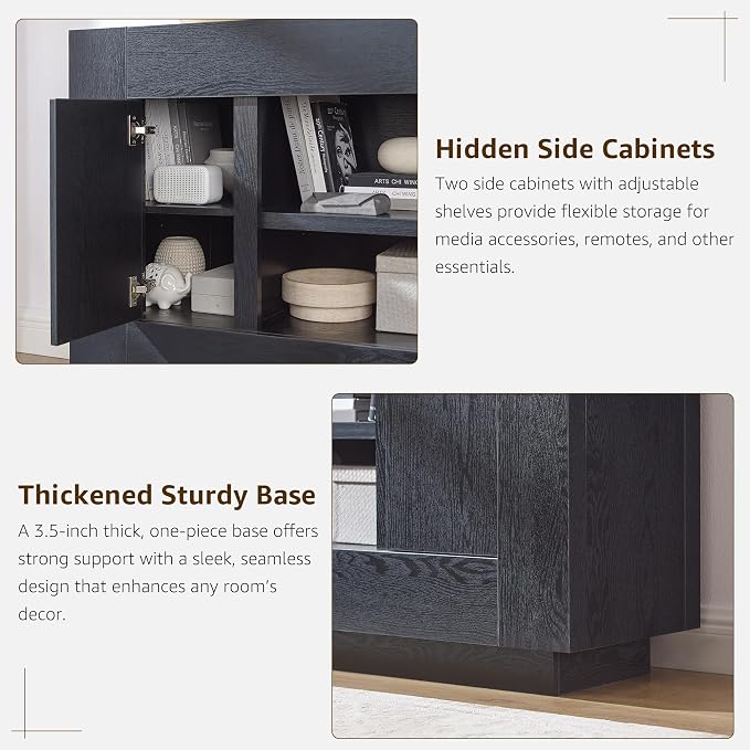 OKD Modern 70" TV Stand, Entertainment Center - Image 6