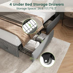 LARMACE Queen LED Bed Frame - Image 7