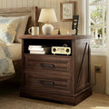 AODK 24 Inch Farmhouse Nightstand by AODK