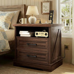 AODK 24 Inch Farmhouse Nightstand by AODK