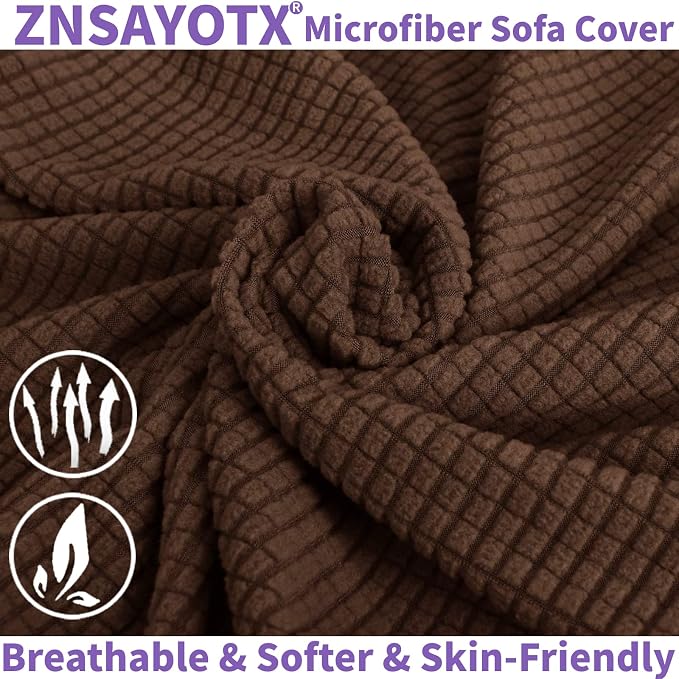 ZNSAYOTX Super Stretch Chair Slipcover Universal Sofa Chair Covers - Image 8