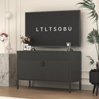 Black Metal Storage Cabinet - Image 7