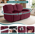 Ruaozz Loveseat Recliner Covers - Image 5