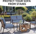 8PCS Patio Cushion Covers.Patio Furniture Couch SeatSlipcovers | Washable - Image 4