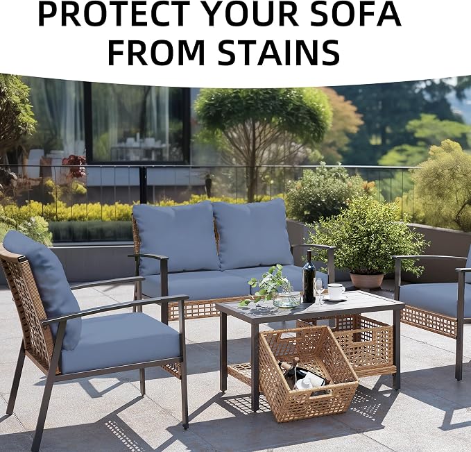 Outdoor Cushion Covers Set, Replacement - Image 3