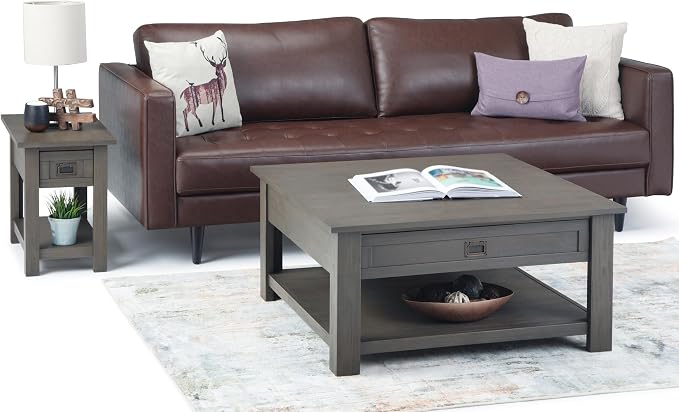 SIMPLIHOME Monroe Square Coffee Table - Image 10