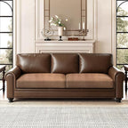 ANARACHON Leather Look Couch Cushion Covers Sofa Seat Slipcovers Sets Couches - Image 2