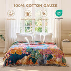 LUTBM Boho Throw Blanket for Bed Cotton Summer Blankets for Bedroom Living Room - Image 2