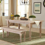 Grain Wood Furniture Valerie Original Solid Wood 63" Dining Table by GrainWoodFurniture