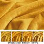 KMUSET Fleece Blanket Honey Yellow Lightweight Super Soft Cozy Fuzzy Bed - Image 7
