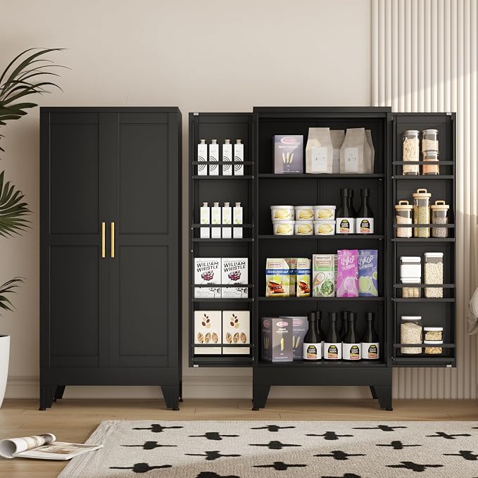 GAIOUS Metal Kitchen Pantry Cabinet, Storage Cabinets - Image 6