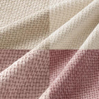 MIULEE Soft Decorative Chenille Pillow Covers Light Pink 20x20 Pack of 4 | - Image 2