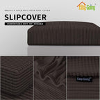 Easy-Going Stretch 1 Piece Loveseat Couch Cushion Cover - Image 3