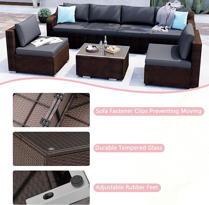 7-Piece Patio Furniture Set - Image 5