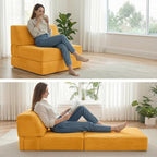 Kasunpul Folding Sofa Bed with Pillow, Memory Foam Fold Out Chair Bed, - Image 4