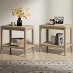 SICOTAS Rattan Nightstands Set of 2 - Image 2