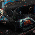 VClife Bohemian Couch Cover, Vintage Moroccan Tribal Geometric Chenille Couch - Image 6