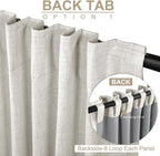 Linen Textured Total Blackout Curtains - Image 3