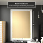 Red Lantern Matchstick Cordless Window Shade - Image 2