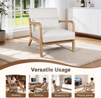Mid Century Accent Chair, Comfy Arm Chair - Image 7