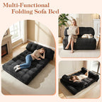 Folding Sofa Bed, Convertible Sleeper Chair - Image 3