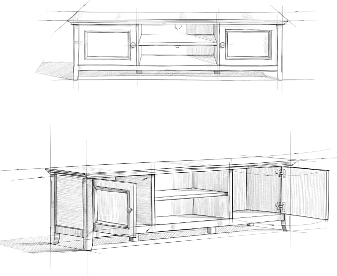 SIMPLIHOME Amherst TV Stand - Image 12