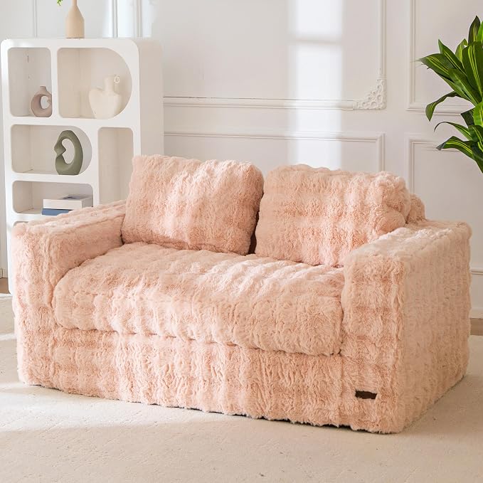 MAXYOYO Loveseat Sofa for Living Room, Small Sofa Couch Tufted Boneless Couch by MAXYOYO