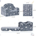 Airpanda Comfy Toddler Couch and Chair - Image 2