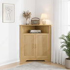 Smuxee Bathroom Corner Cabinet, Floor Corner Storage Cabinet by Smuxee