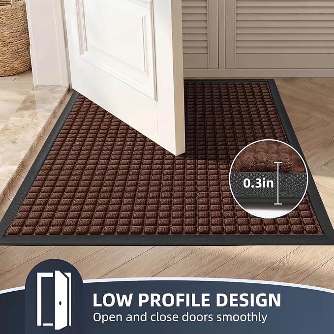 Front Door Mat Outside Entrance, Heavy Duty Waterproof Doormat | 29.5"x17" - Image 7
