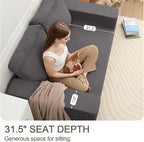 COMAX Convertible Sofa Bed Queen, Folding Fold Out Couch Bed, Floor Futon Couch - Image 7