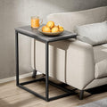 Pipishell C Shaped End Table 27 Inches High, Side Table by Pipishell