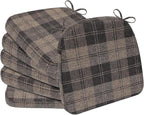 AAAAAcessories D-Shaped Chair Cushions, Machine-Washable Cover by AAAAAcessories