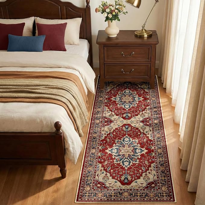 RELEANY Washable Area Rug, Runner 2'x6', Water Repellent, Pet Friendly - Image 3
