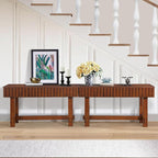 52" Wood Console Table for Entryway, Modern Sofa Table - Image 5