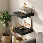 Dreamland Floating Shelves for Wall, Small Deep Floating Shelf Square Wall Shelf - Image 6