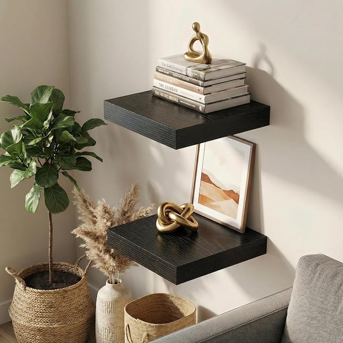 Dreamland Floating Shelves for Wall, Small Deep Floating Shelf Square Wall Shelf - Image 6