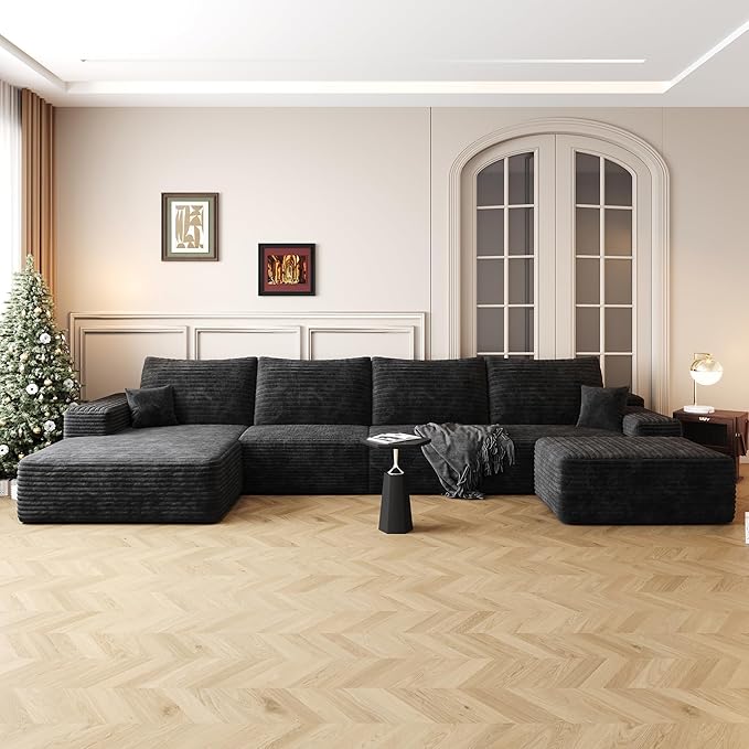 AUGOP 136" Sectional Couches for Living Room Modern Modular Sofa by AUGOP