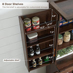ACCOHOHO 72" Tall Kitchen Pantry, Farmhouse Storage Cabinet - Image 5