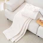 Beige Throw Blanket - Image 6