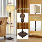 Rustic Floor Lamp for Living Room - Image 2