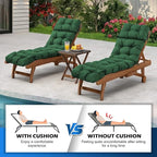 Chaise Lounge Cushions Outdoor, Waterproof & Fade Resistant Patio Lounge Chair - Image 6