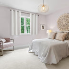 Short Blackout Curtains for Bedroom, 42 x 45 Inch, 2 Panels | Thermal Insulated - Image 6