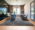Grey 8x10 Area Rugs for Living Room, Ultra Soft Plush Thick Shaggy Big Floor - Image 9