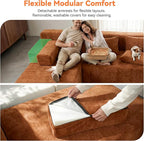 MONVANE 106" Cloud Sectional Couch - Image 4