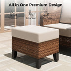 6-Piece Patio Conversation Sets, Outdoor Sectional Sofa - Image 7