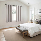 MIULEE Blackout Curtains for Bedroom 2 Panels 40 x 63 Inch Long Cobblestone | - Image 6