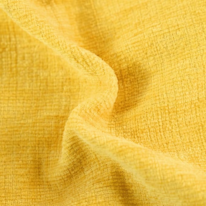 CaliTime Decorative Throw Pillow Covers 20 X 20 Inches Mustard Yellow | Pack of - Image 2