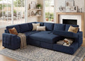 HONBAY Sleeper Sectional Couch by HONBAY